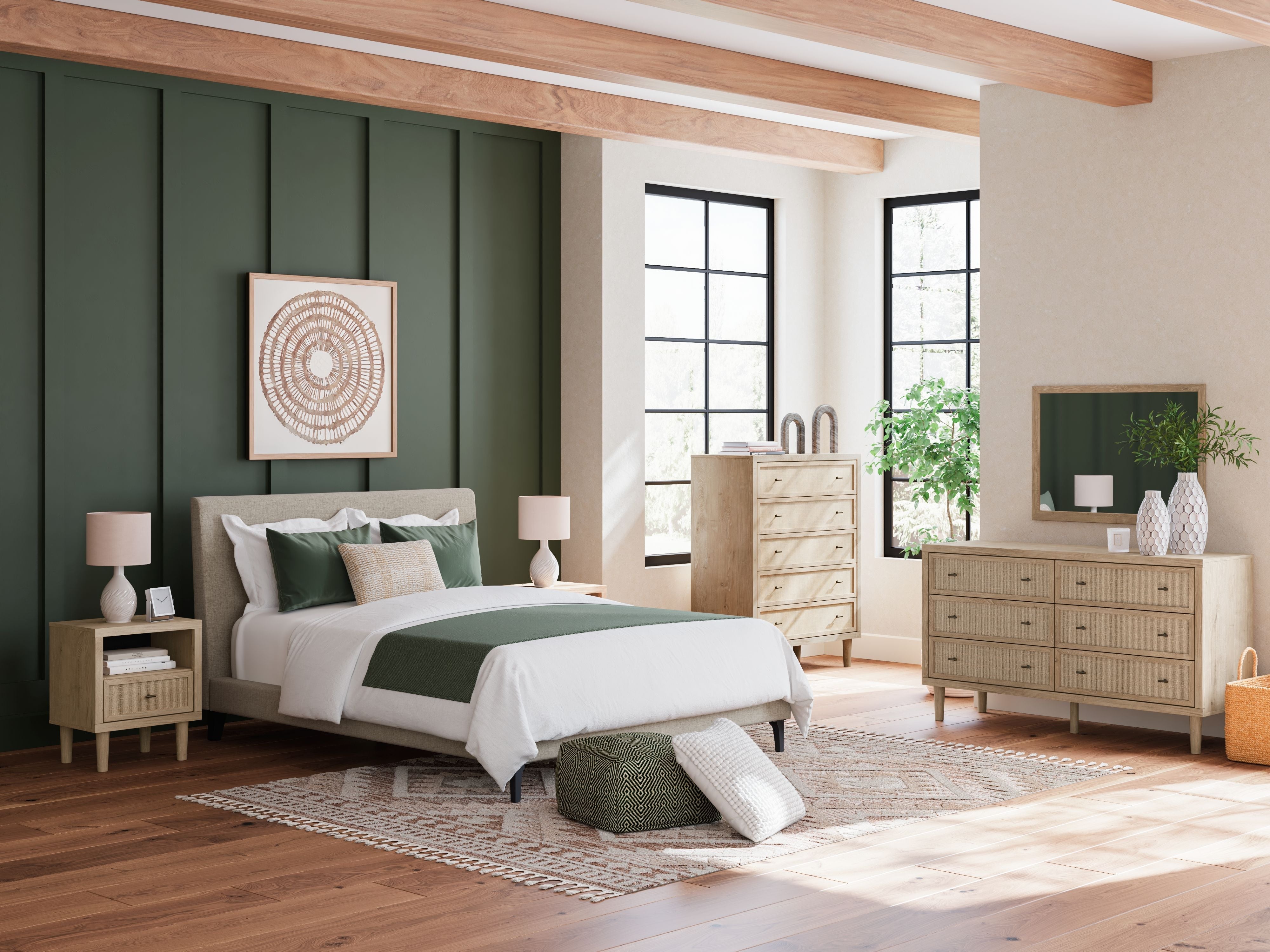 Signature Design by Ashley® Cielden - Upholstered Bedroom Set | Meri Furniture