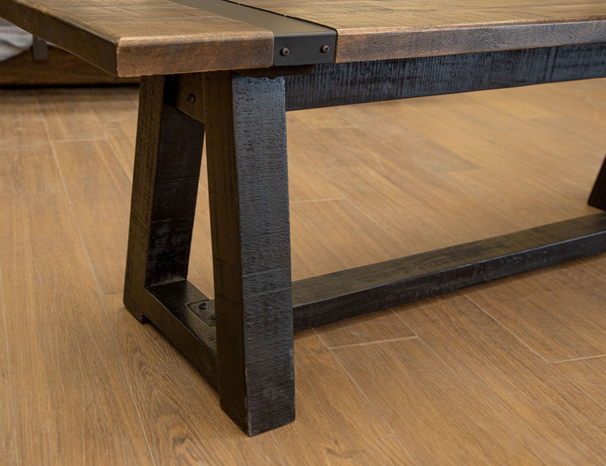 International Furniture Direct Urban Art - Bench - Rich Brown | Meri Furniture