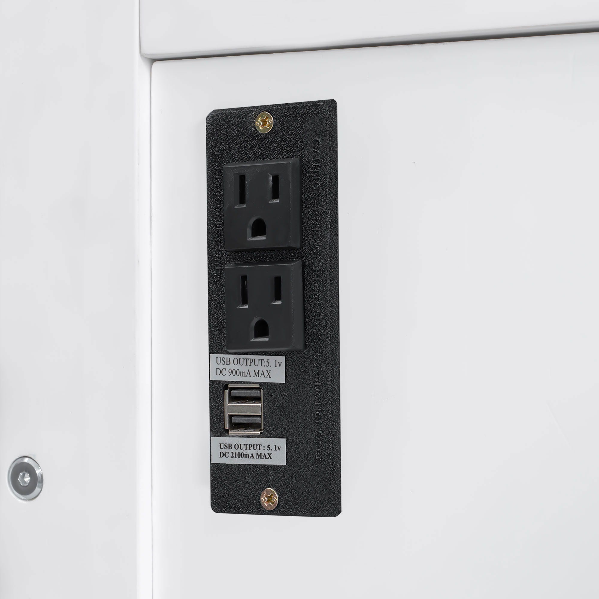 Murphy Bed With Desk, LED Lights & USB Charging Station