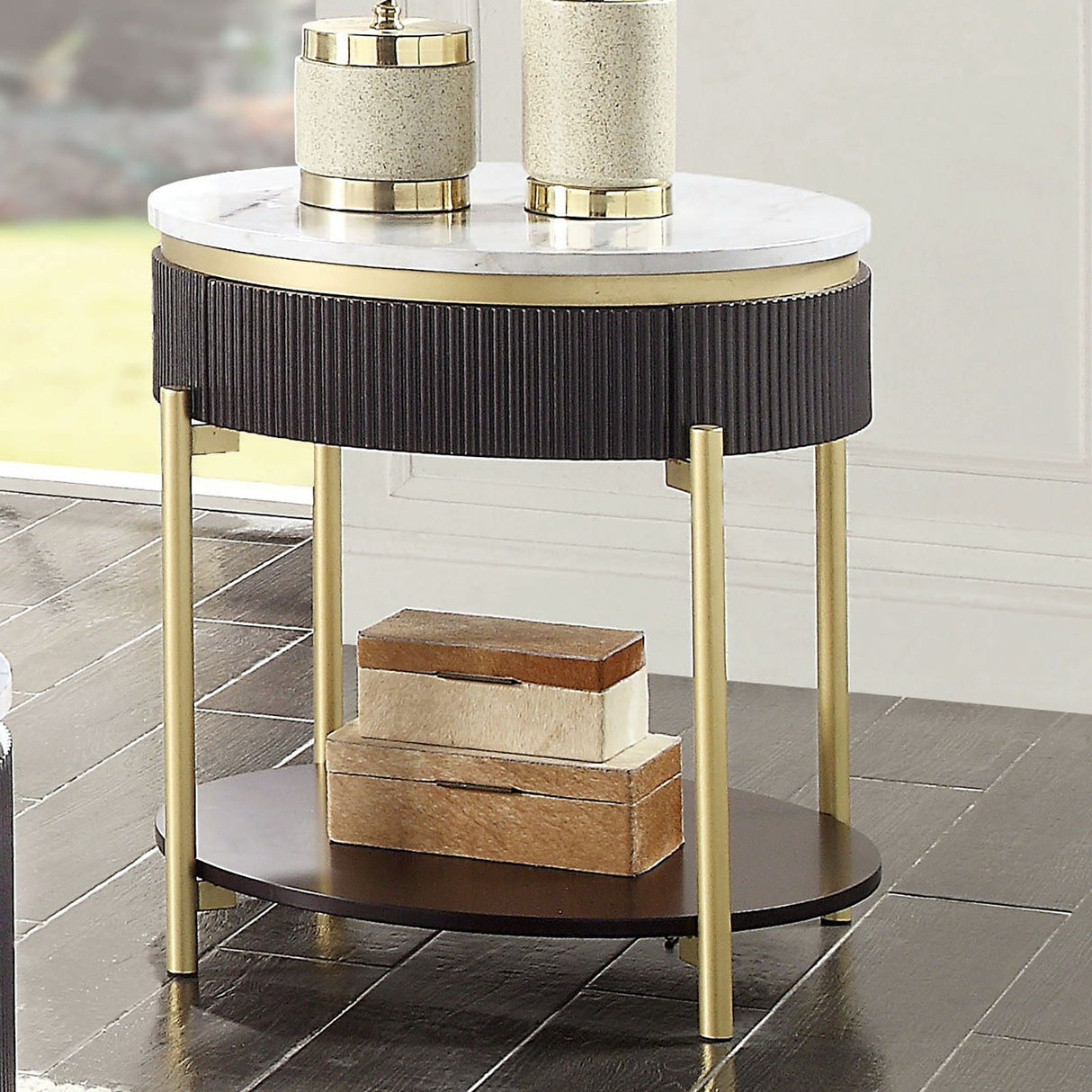 Furniture of America Koblenz - End Table | Meri Furniture