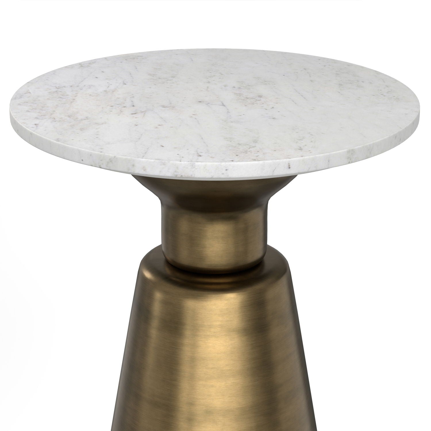 Leyla - Side Table - Antique Brass