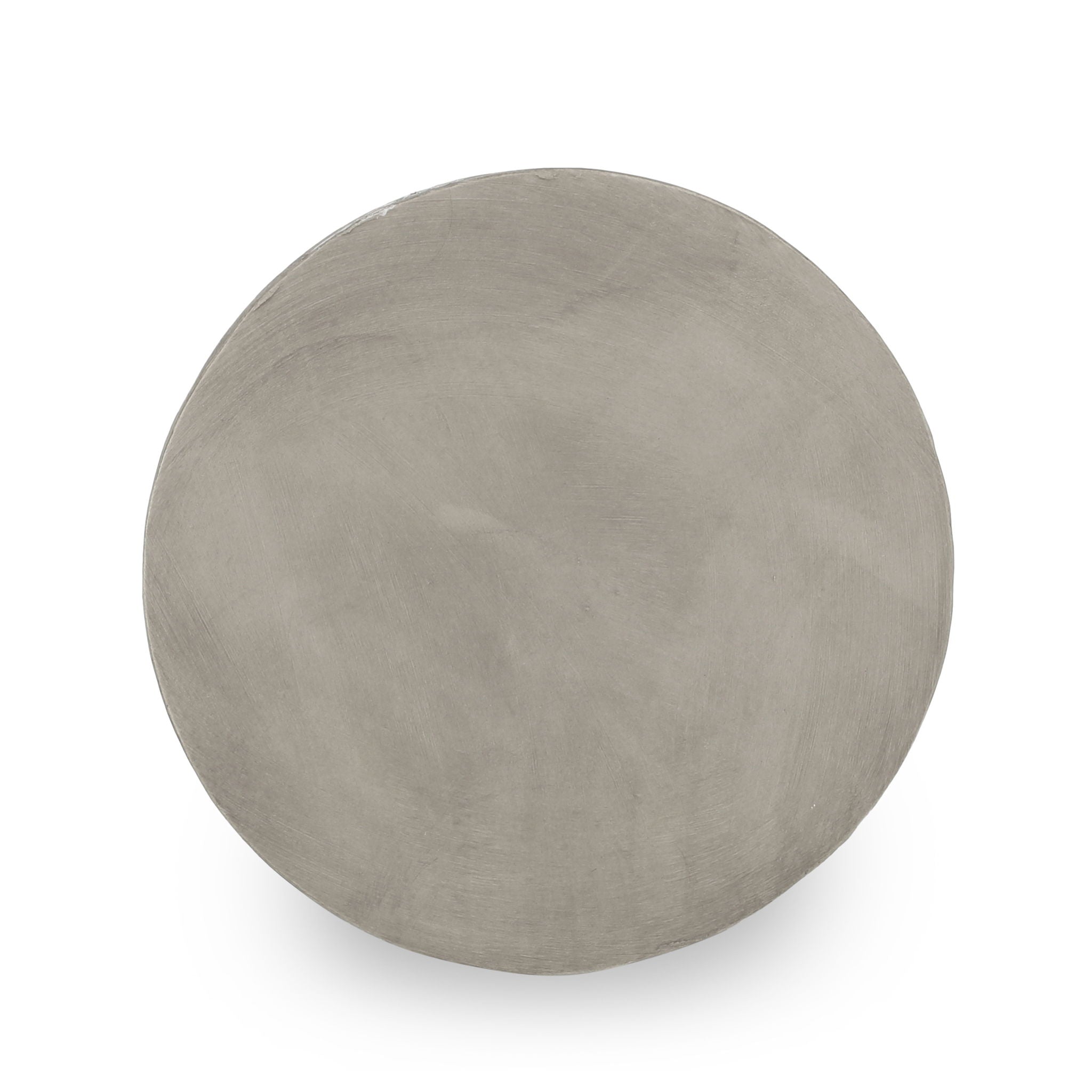 Outdoor Round Side Table - Gray