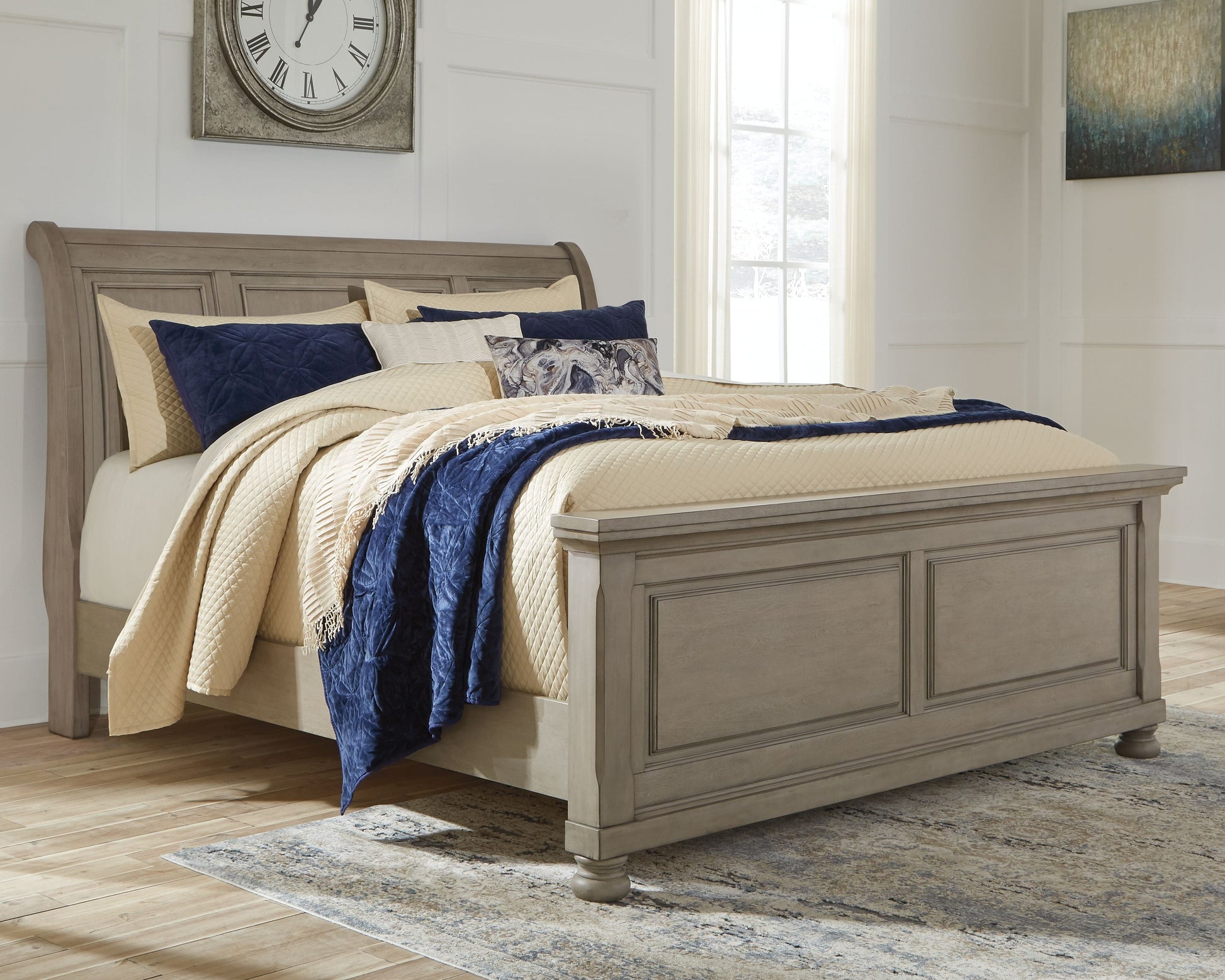 Signature Design by Ashley® Lettner - Sleigh Bed | Meri Furniture