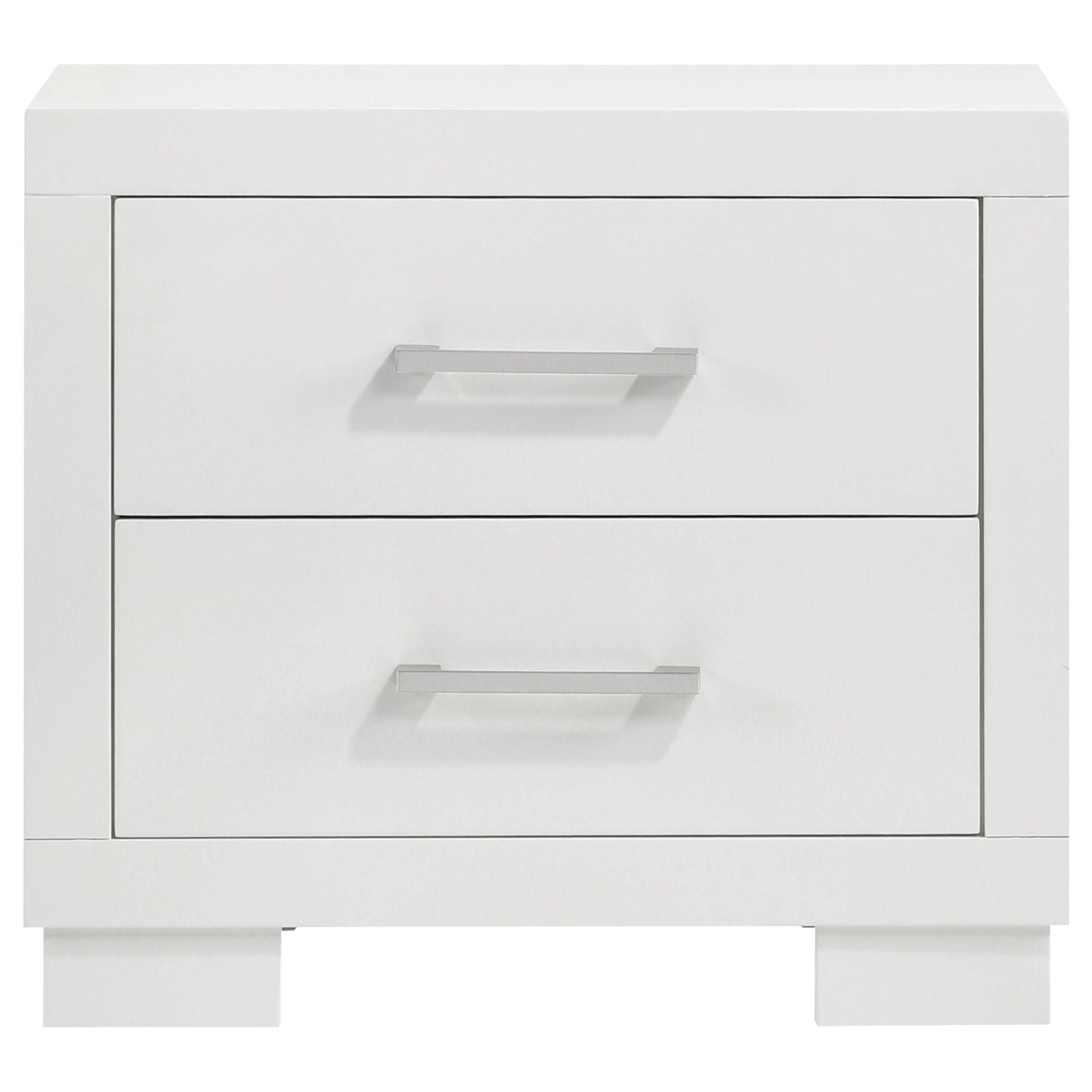 Jessica 5-piece Eastern King LED Bedroom Set Snow White