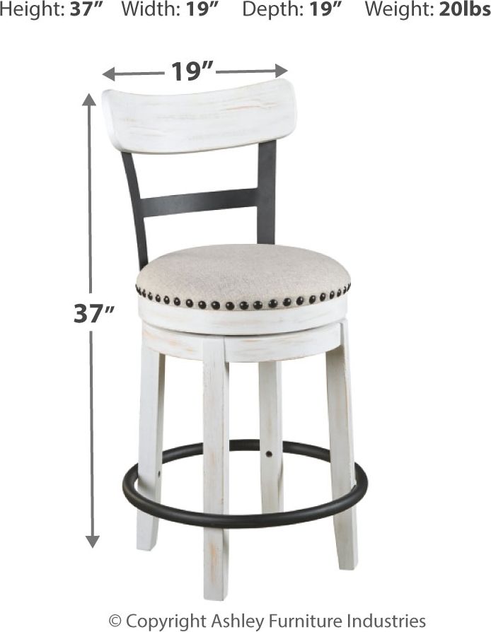Signature Design by Ashley® Valebeck - Counter Height Table Set | Meri Furniture