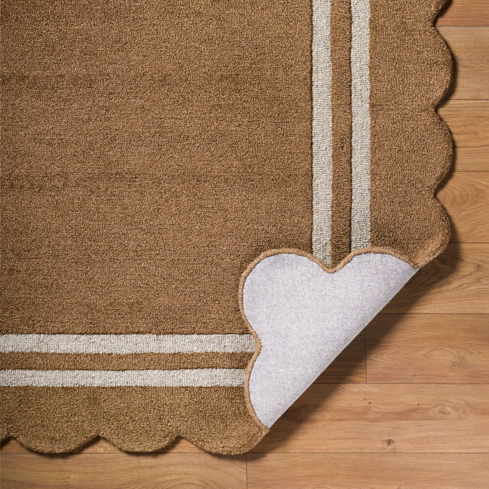 Scalloped Handmade Rug