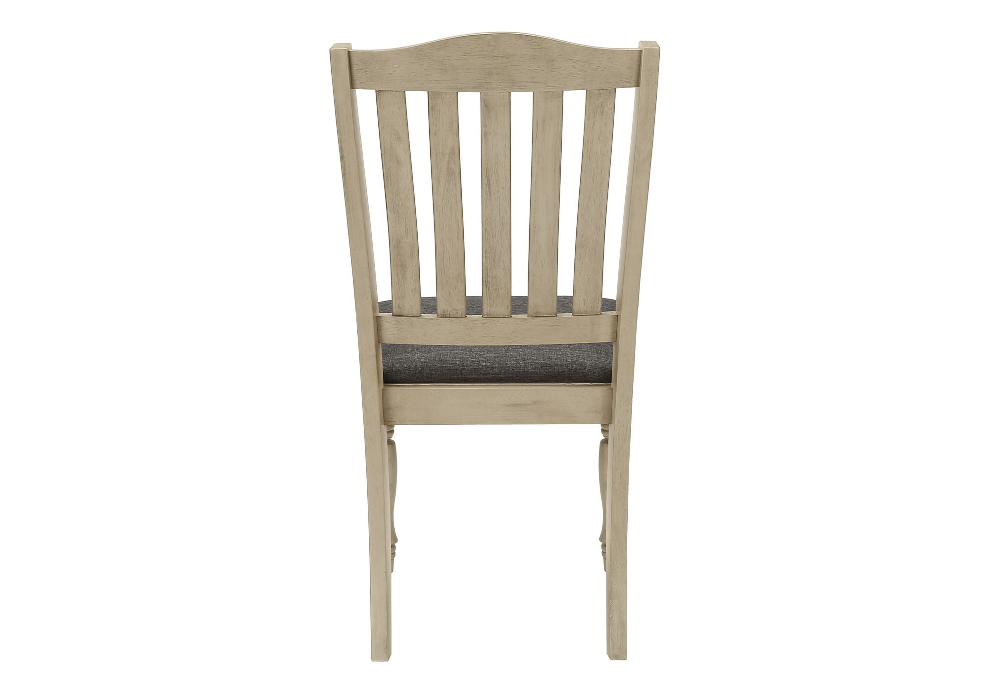 Dining Chair, Upholstered, Side, Transitional (Set of 2) - Gray