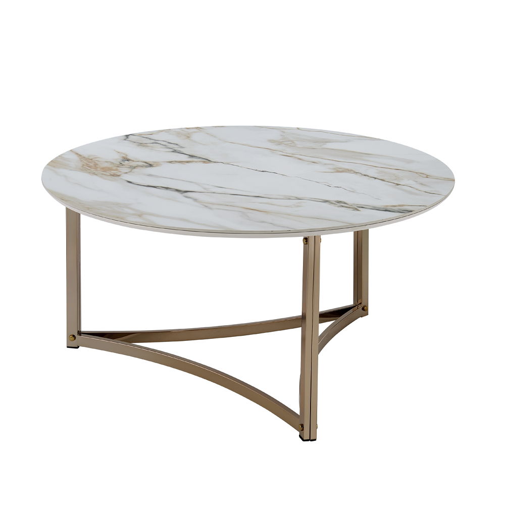 ACME Zaidee - Coffee Table - Sintered Champagne | Meri Furniture