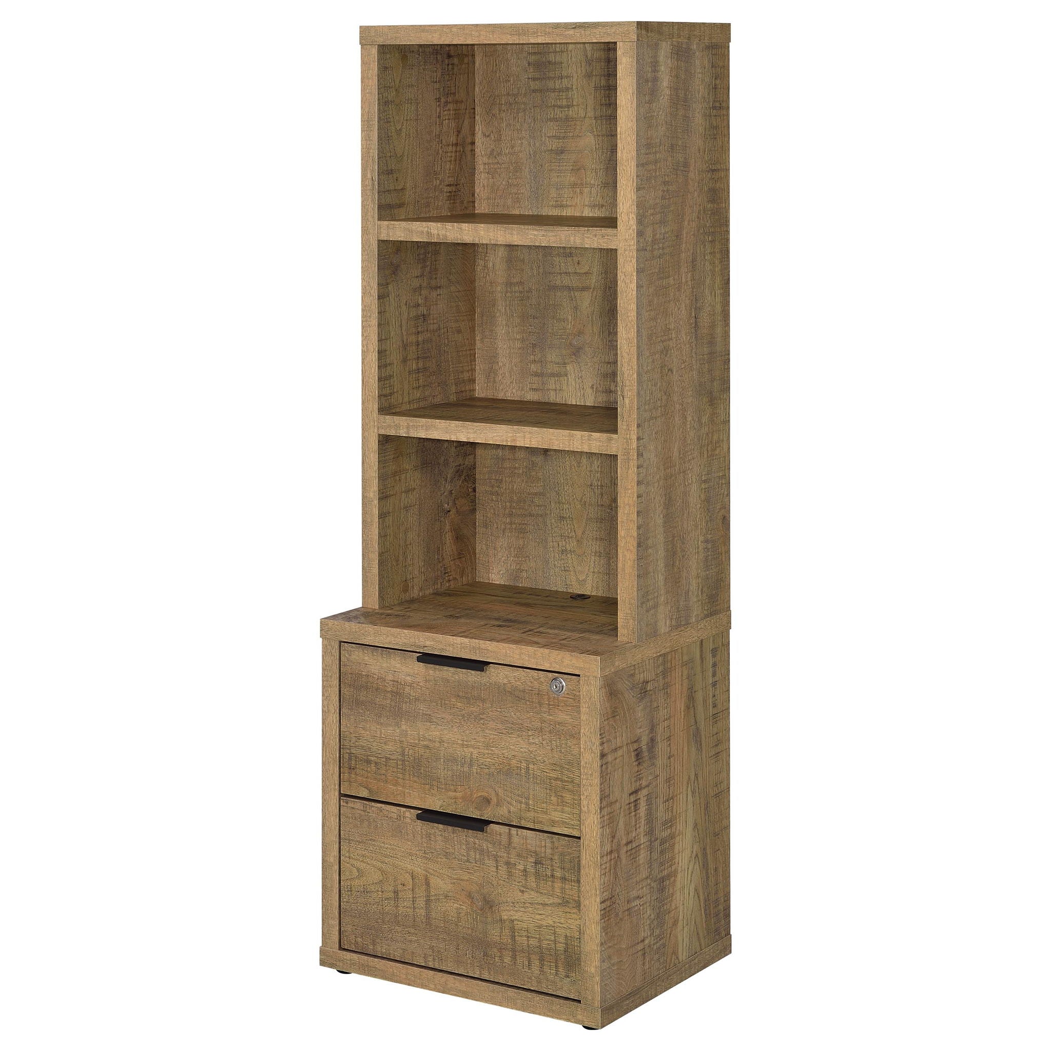 Geary - 3 Piece Bedroom Set With Bookcase Headboard