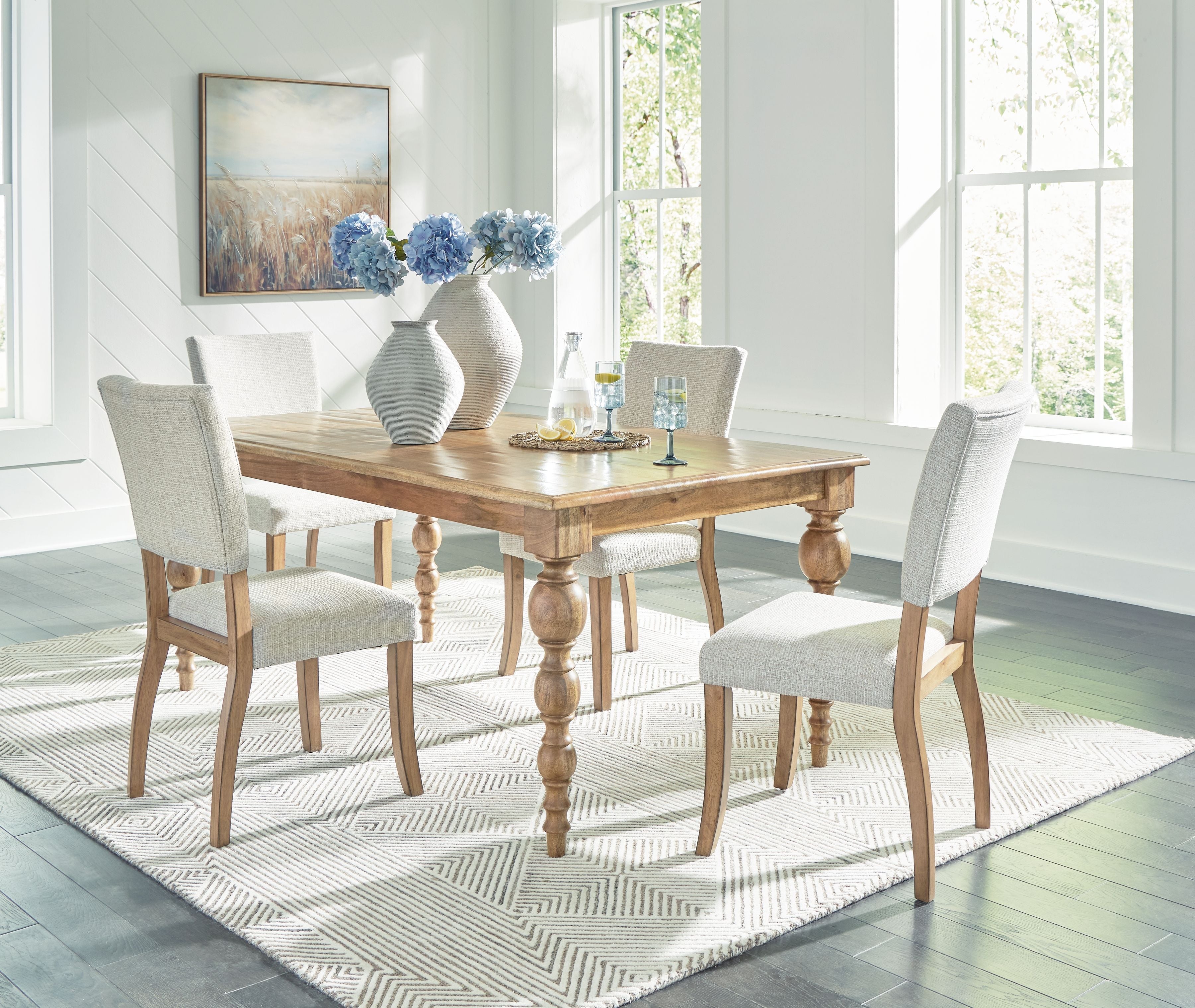 Signature Design by Ashley® Rybergston - Dining Room Set | Meri Furniture