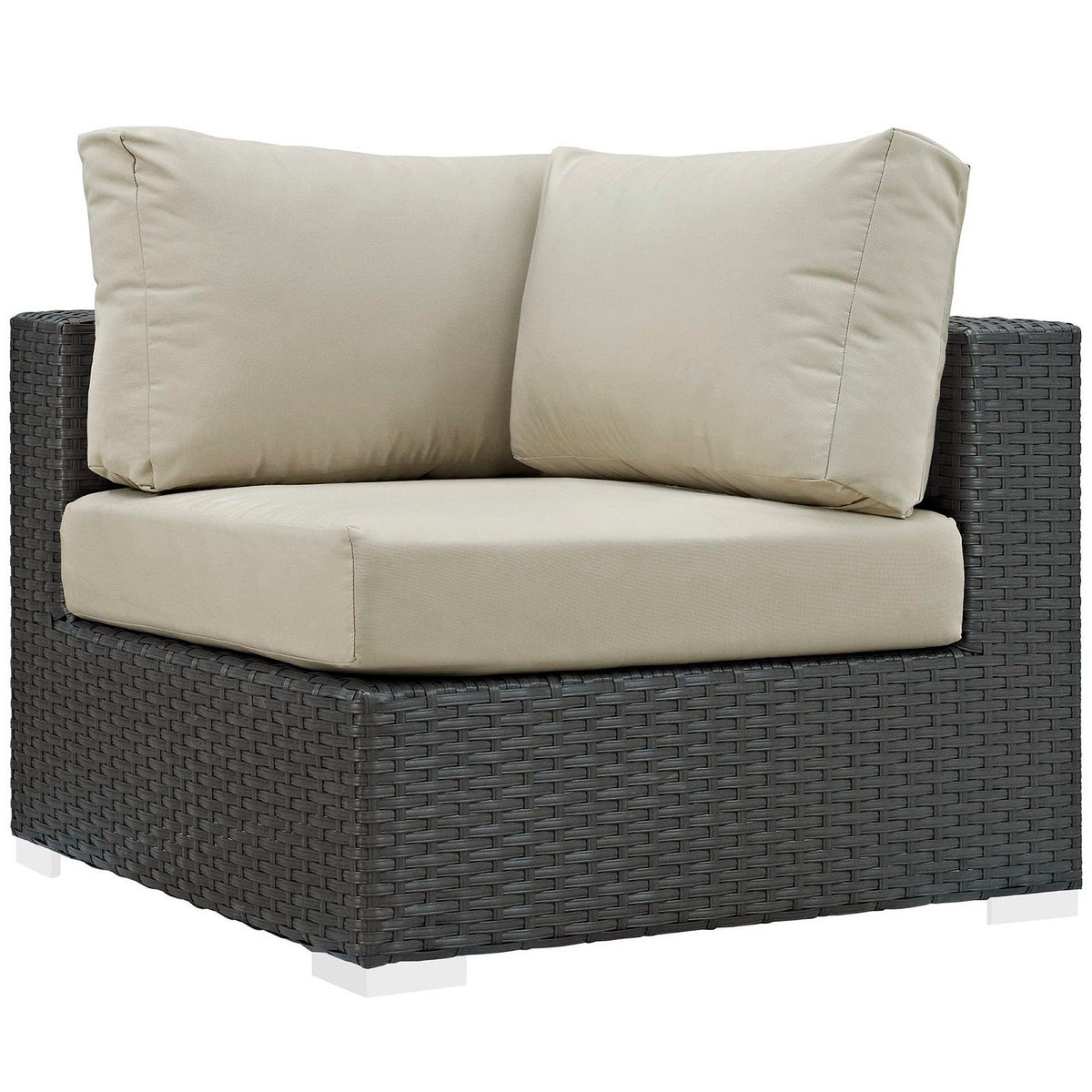 Sojourn Outdoor Patio Sunbrella® Corner by Modway