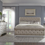 Liberty Furniture Abbey Park - Sleigh Bed, Dresser & Mirror | Meri Furniture