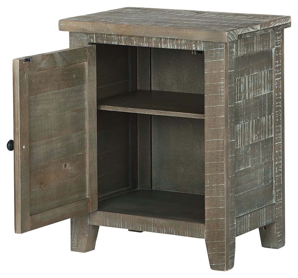 Ashley Furniture Pierston - Gray - Accent Cabinet | Meri Furniture