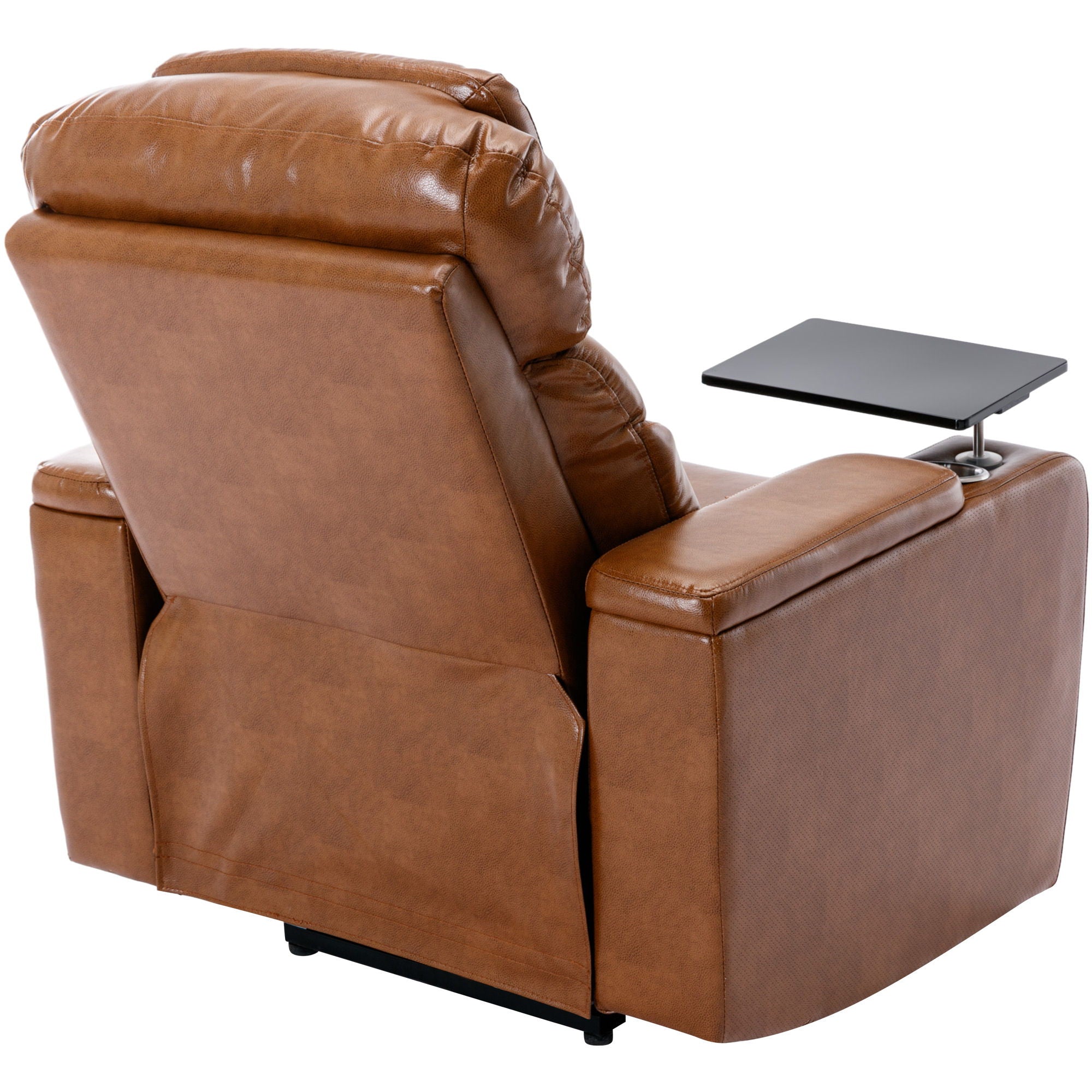 Power Motion Recliner Electric Power Recliner With USB Charging Port, Hidden Arm Storage, Convenient Cup Holder And Bluetooth Speaker