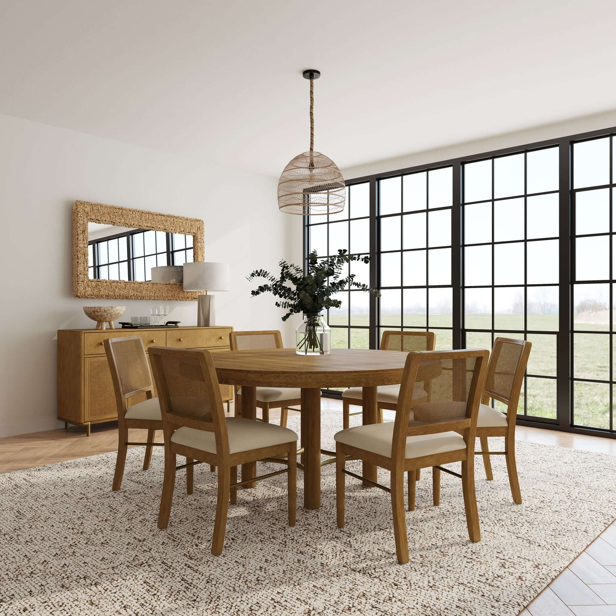 Arini - Round Dining Room Table Set