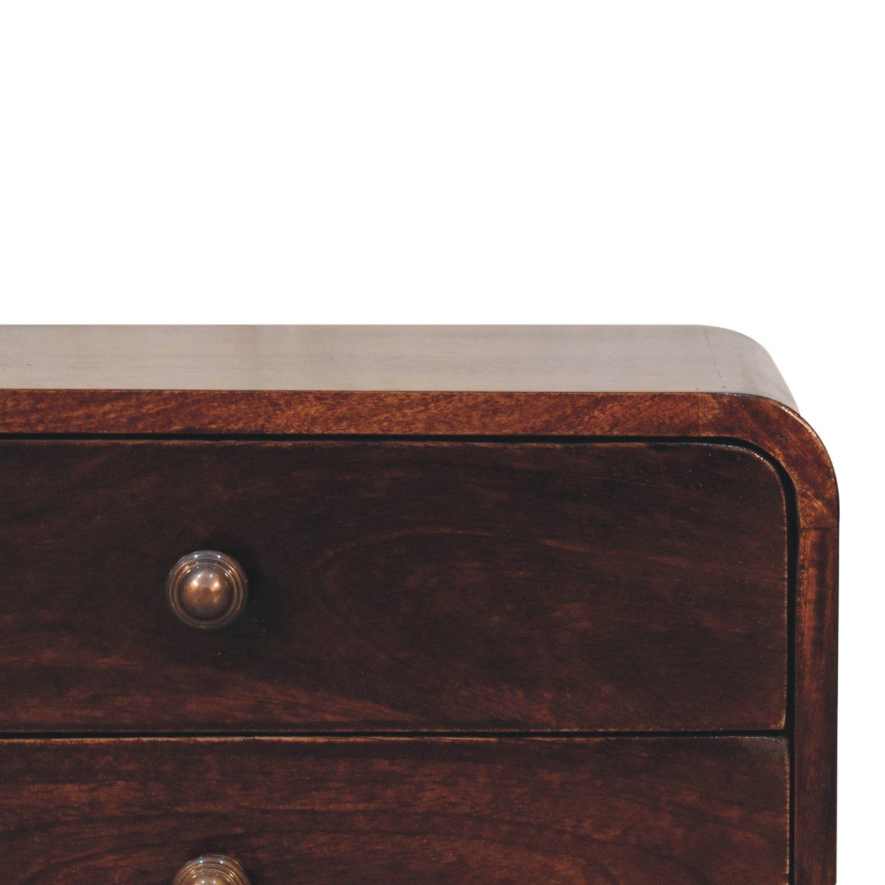 Curved Wall Mounted Bedside Nightstand