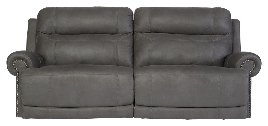 Ashley Furniture Austere - Gray - 2 Seat Reclining Sofa | Meri Furniture