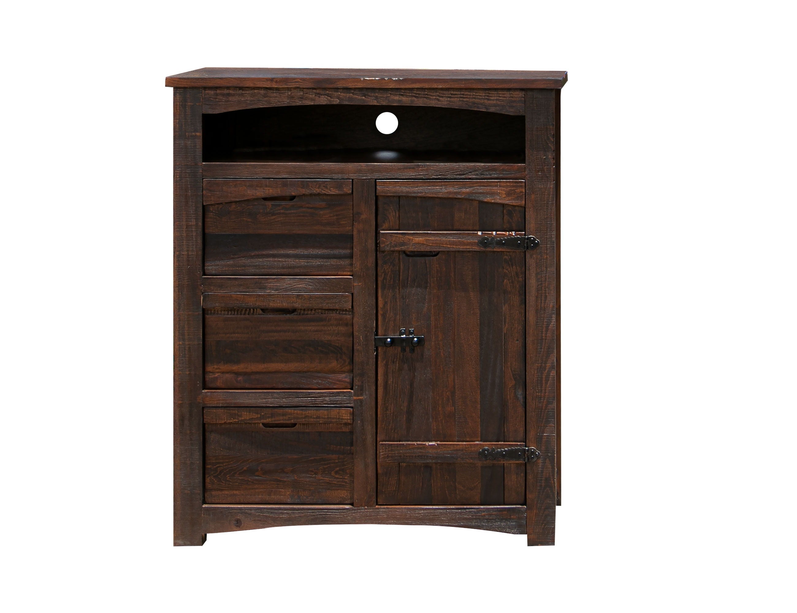 International Furniture Direct Mezcal - Chest - Deep Brown | Meri Furniture