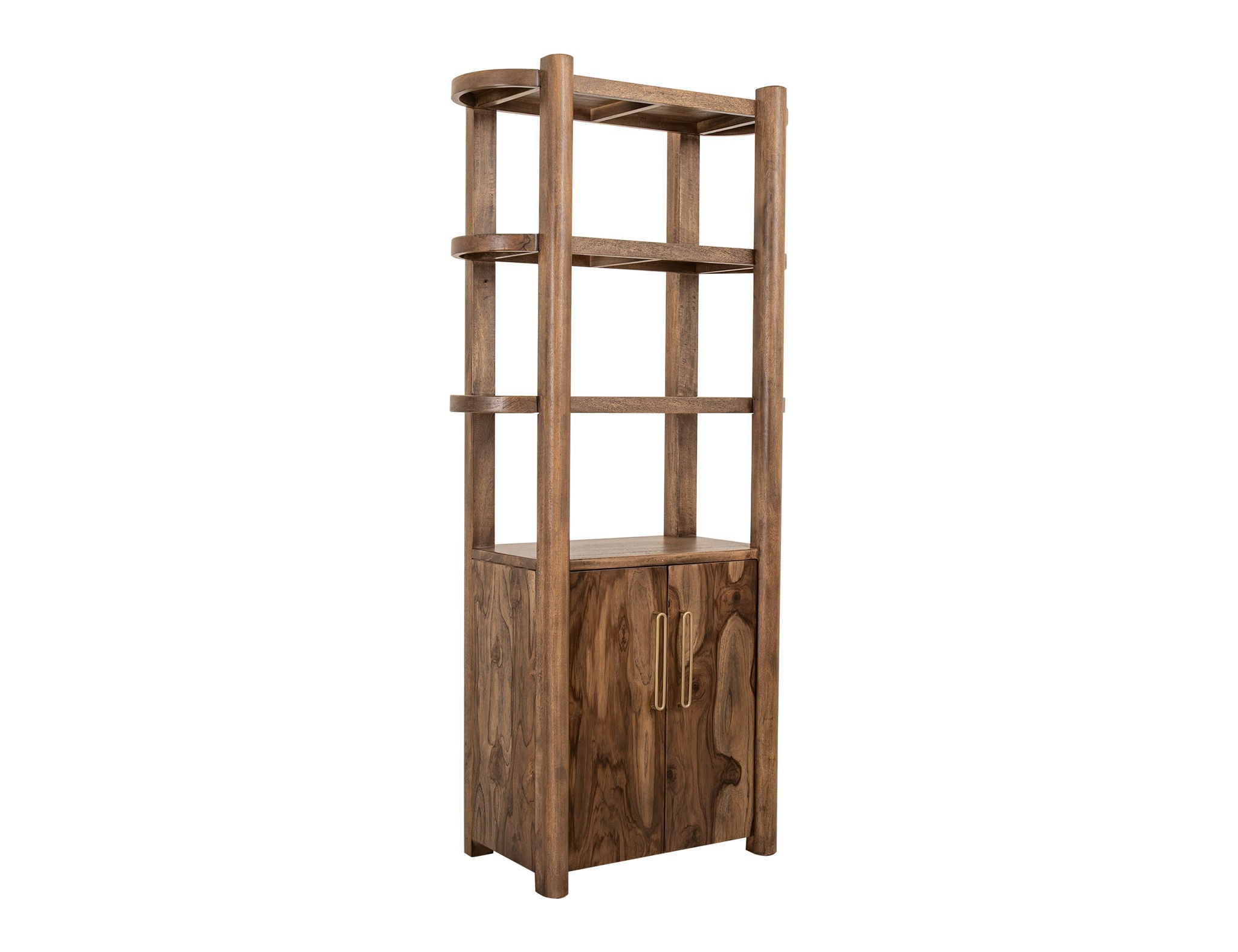 Balam - Pier With 2 Door And 3 Shelf - Light Brown