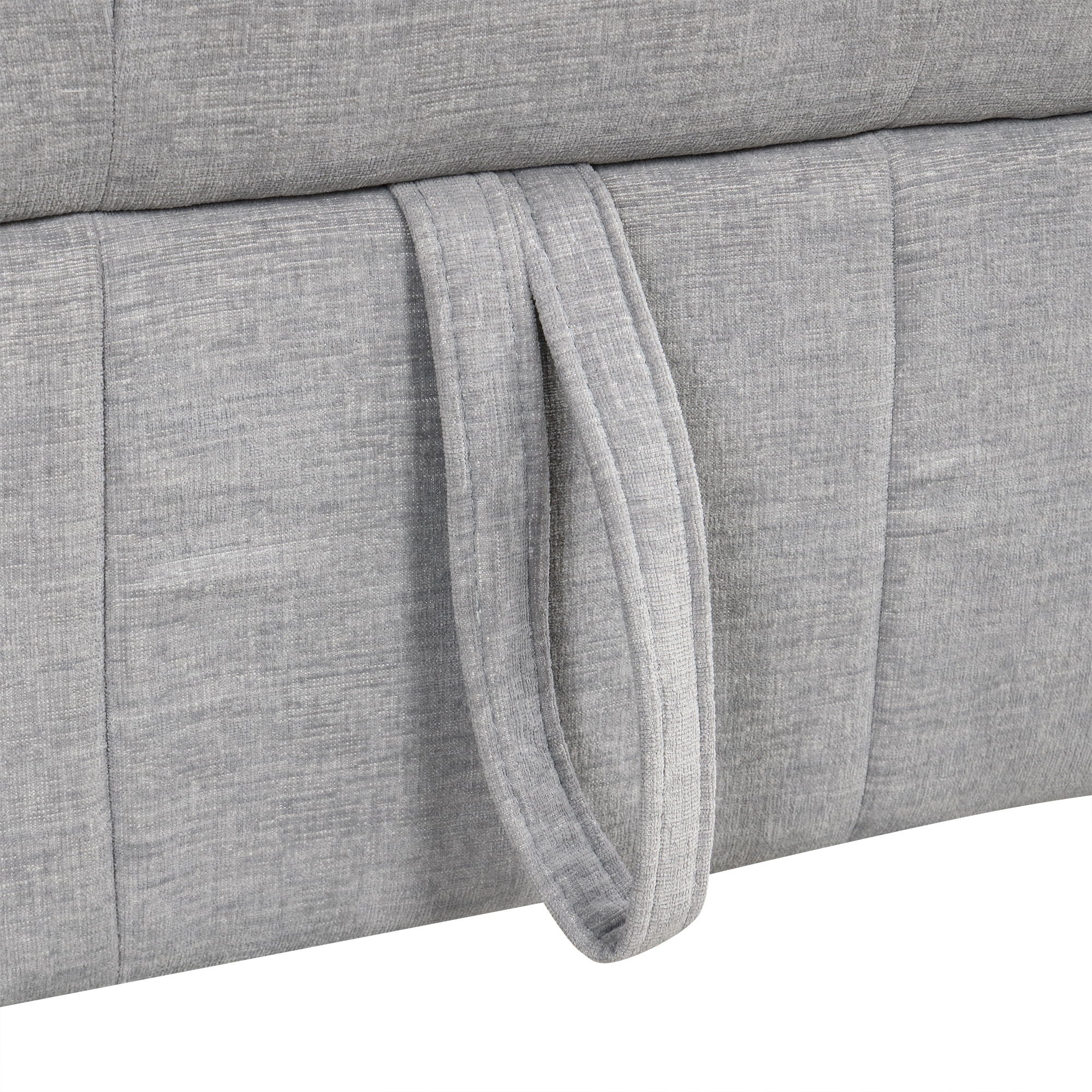 Oversized U-Shaped Versatile Sectional, Pull-Out Sofa Bed With Double Storage Chaise Lounges And 2 USB Ports For Living Room