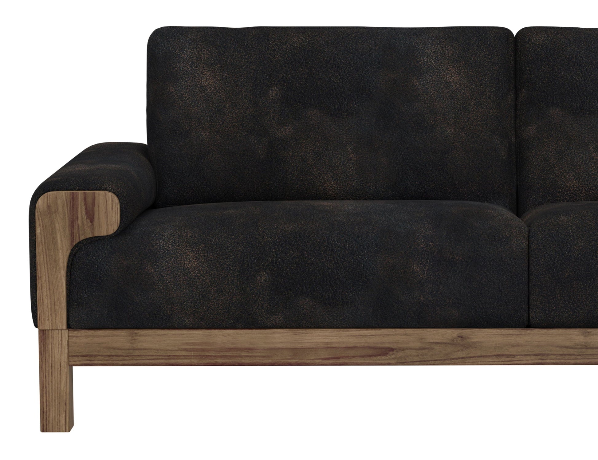 International Furniture Direct Sedona - Loveseat - Licorice | Meri Furniture