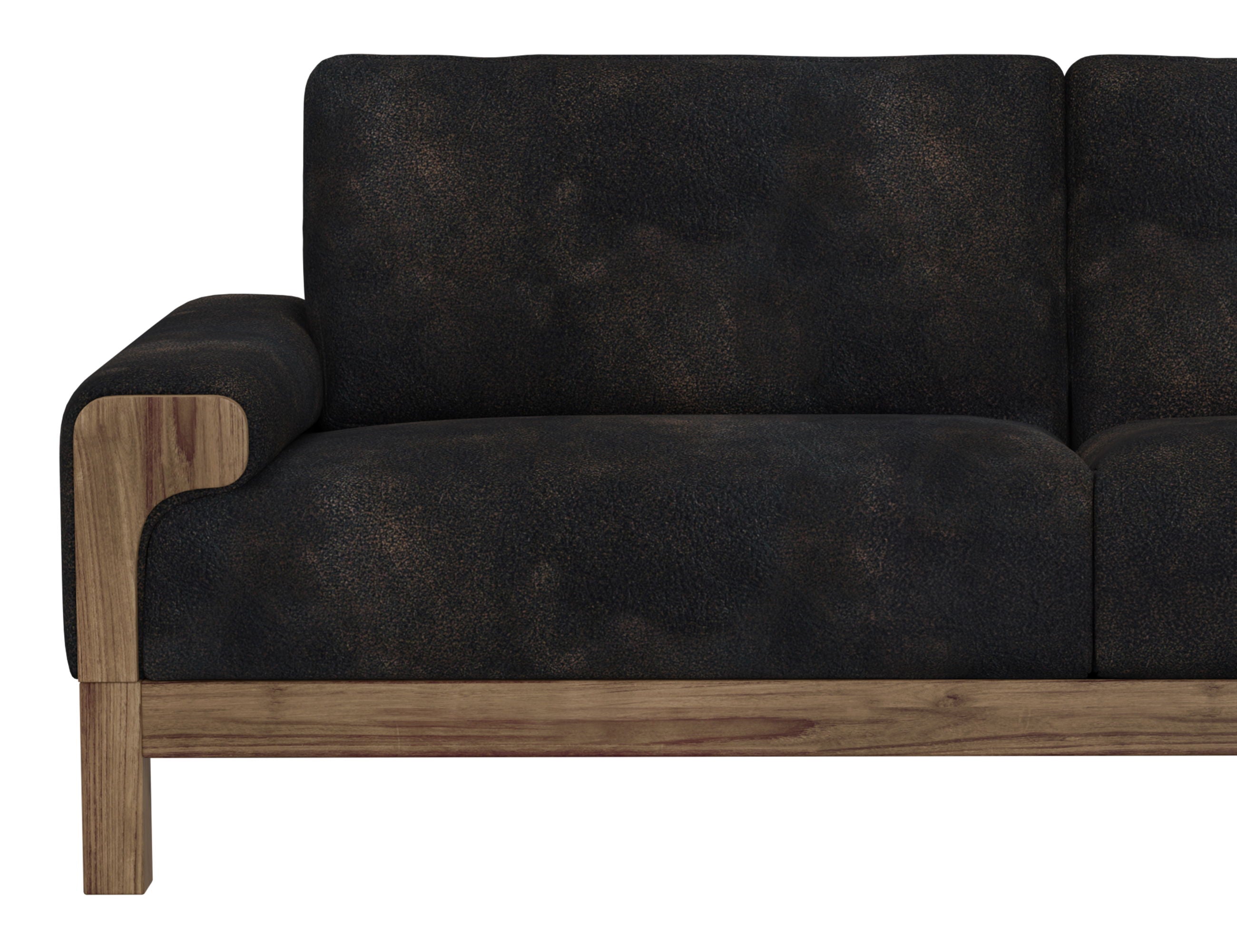 International Furniture Direct Sedona - Loveseat - Licorice | Meri Furniture