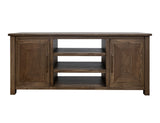 Novus lodge - 2 Doors TV Stand - Walnut Brown