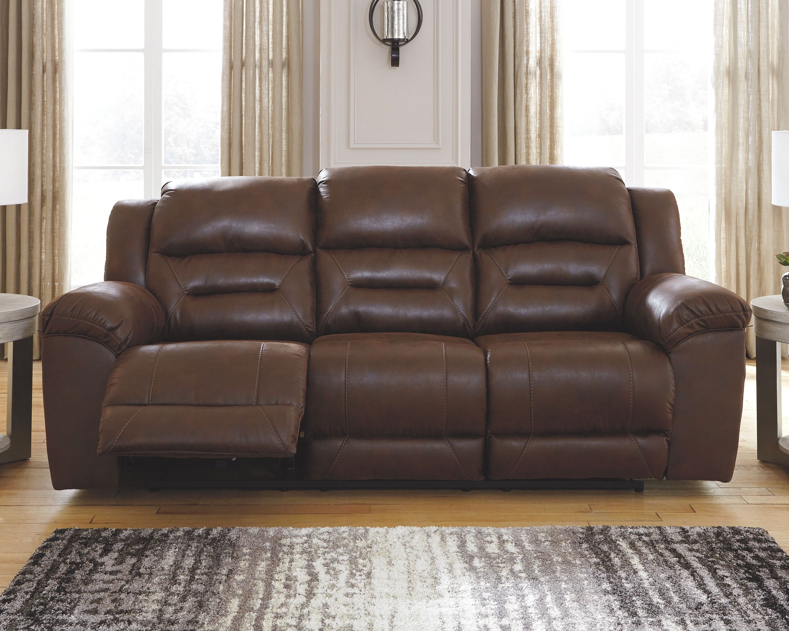 Ashley Furniture Stoneland - Reclining Sofa | Meri Furniture