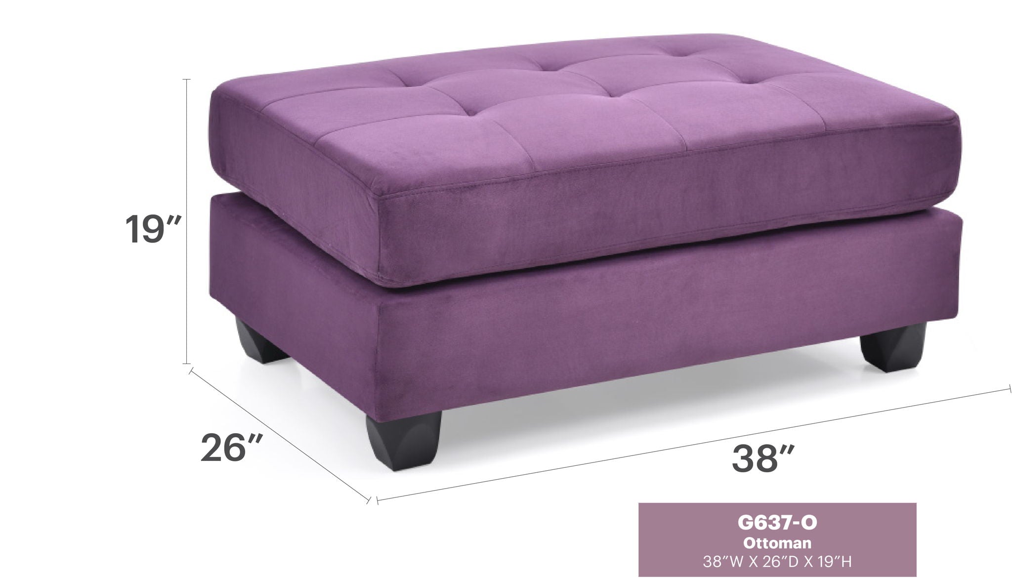Chic Contemporary Ottoman