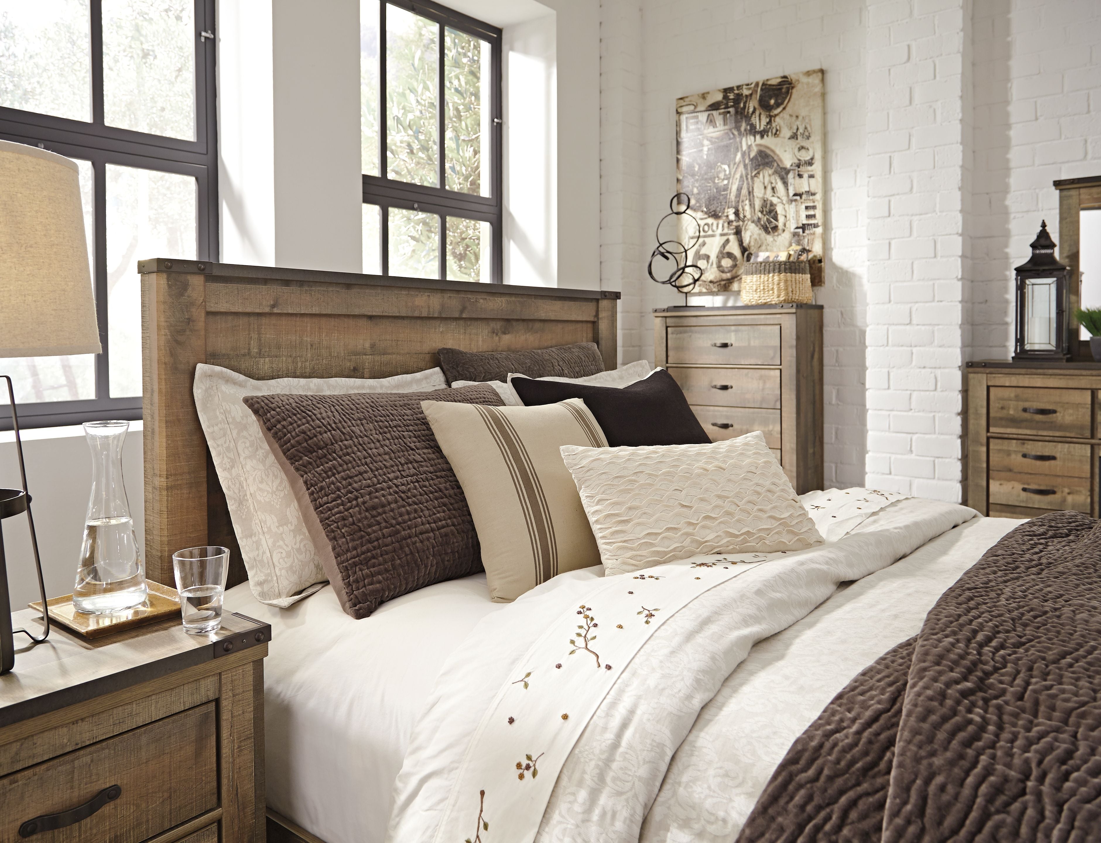 Ashley Furniture Trinell - Panel Headboard | Meri Furniture