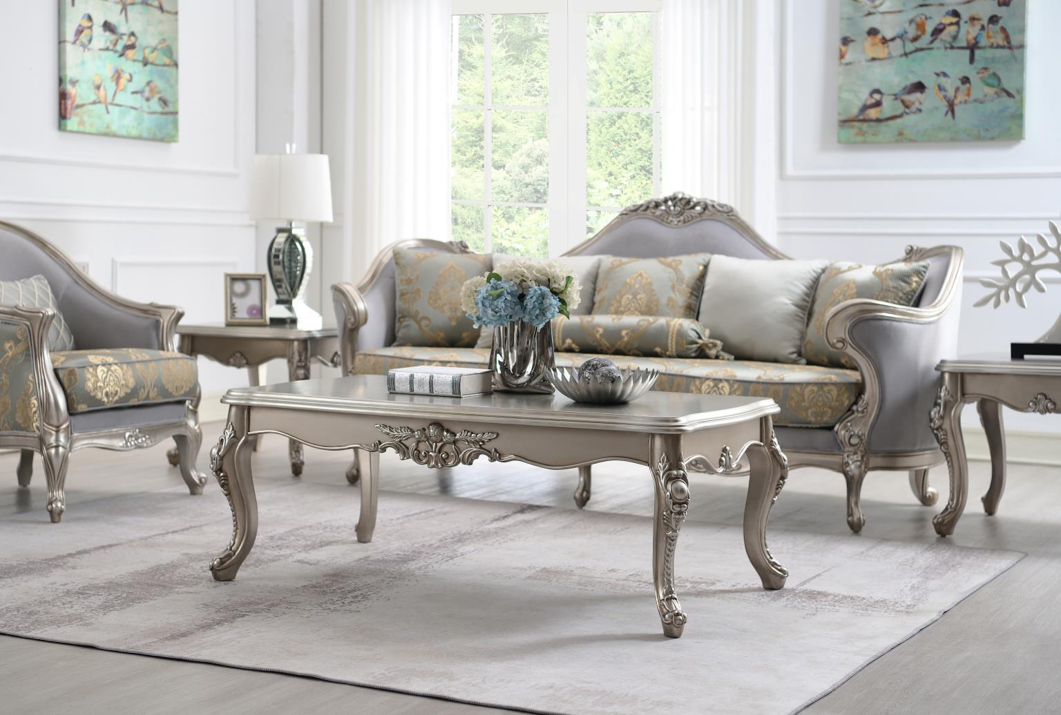 U198 - Traditional Chair - Gray