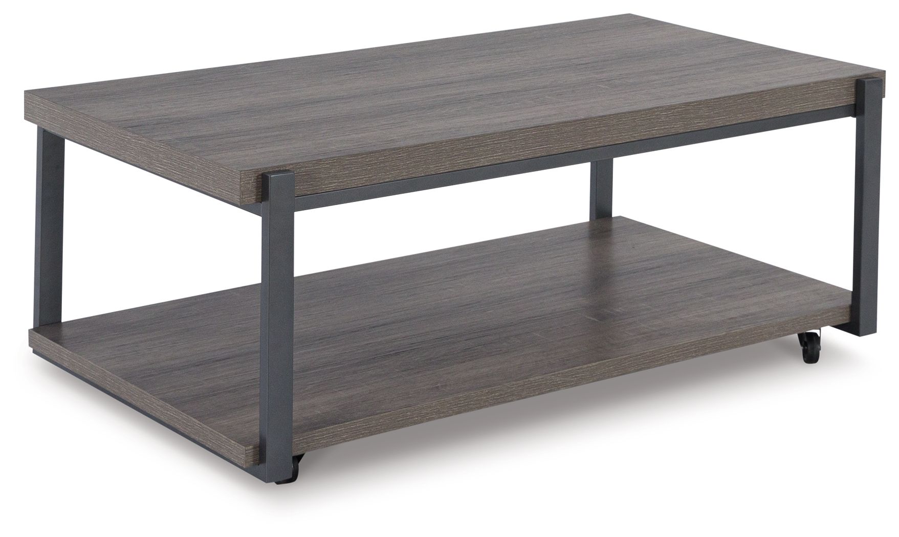 Signature Design by Ashley® Wilmaden - Gray / Black - Occasional Table Set (Set of 3) | Meri Furniture