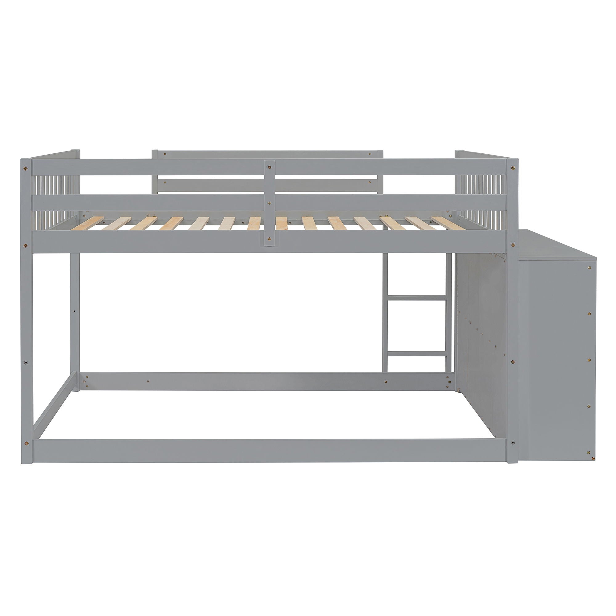 Bunk Bed With 4 Drawers And 3 Shelves