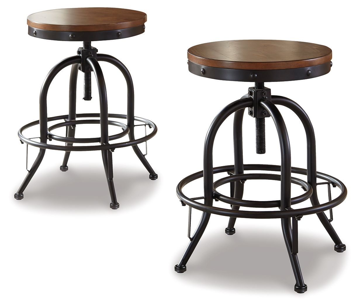 Signature Design by Ashley® Valebeck - Swivel Barstool (Set of 2) | Meri Furniture