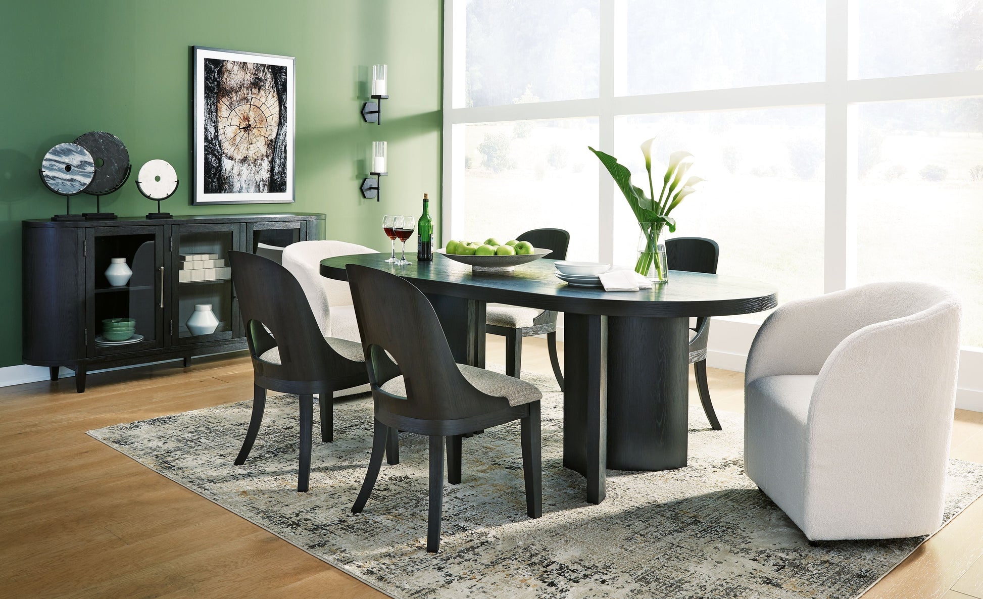 Signature Design by Ashley® Rowanbeck - Dining Room Set | Meri Furniture