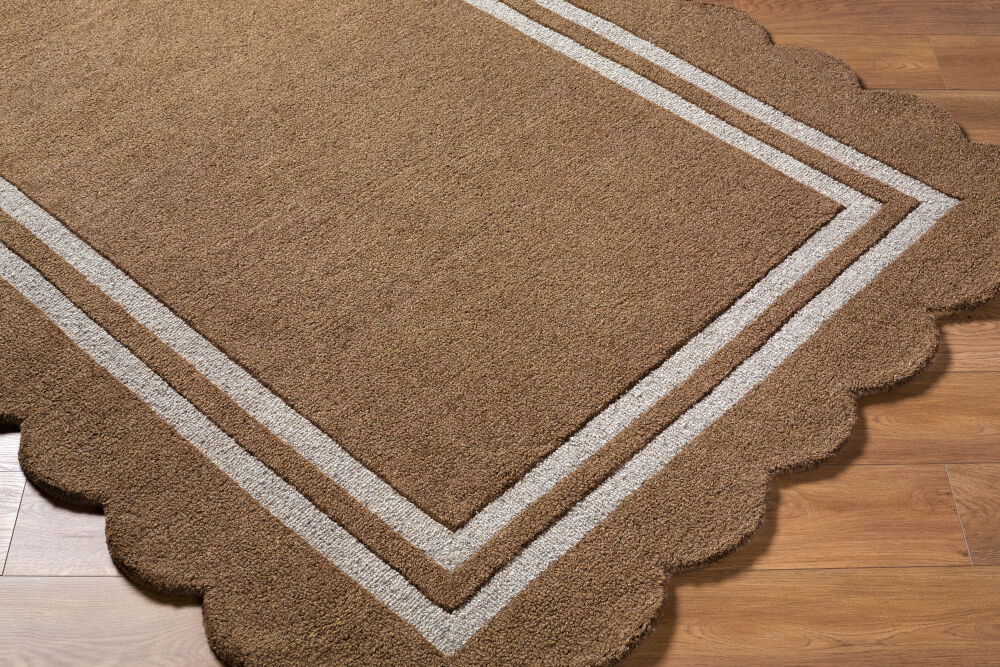 Scalloped Handmade Rug