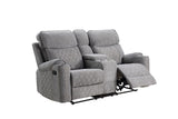 Aulada - Loveseat - Gray Fabric