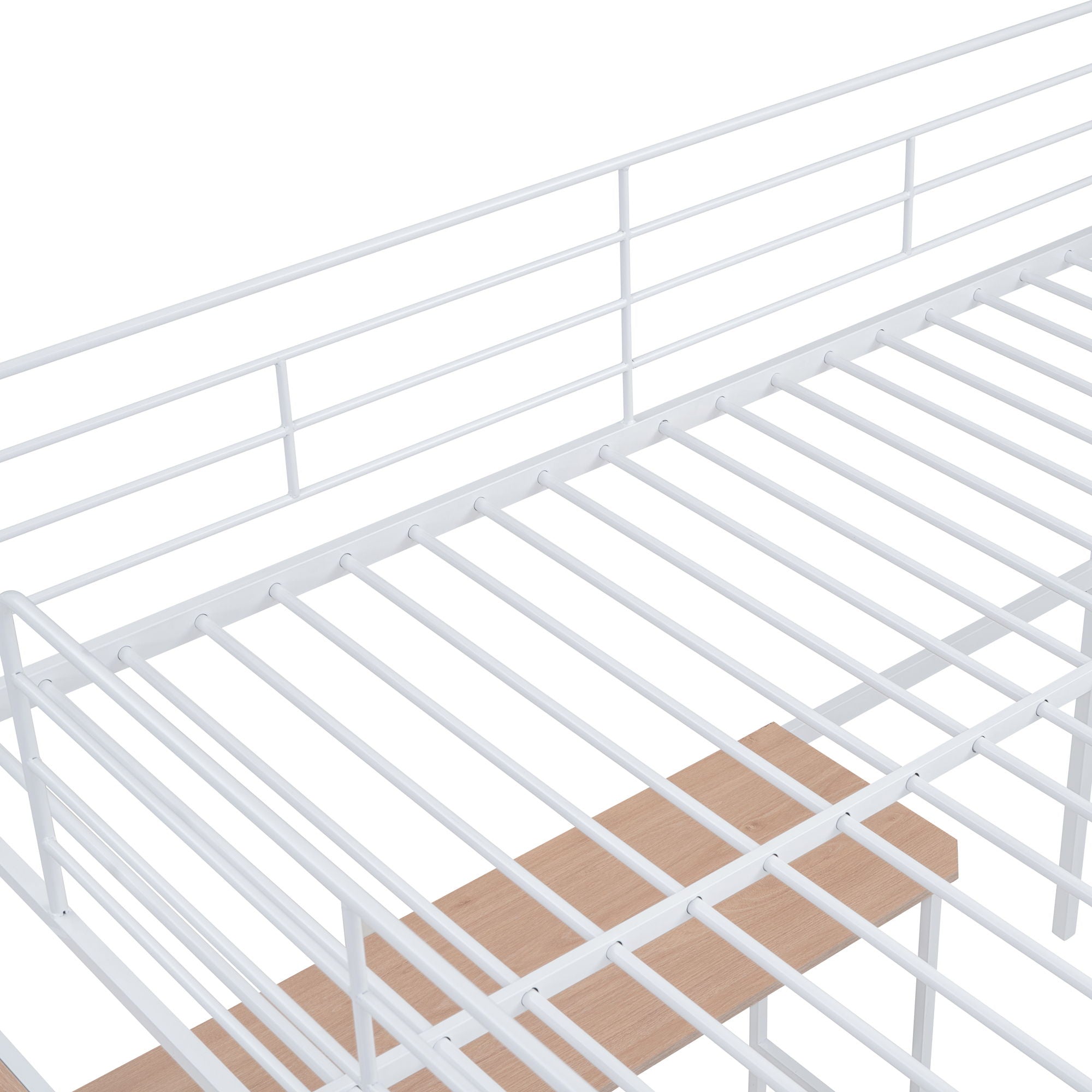 Loft Bed With Desk And Lateral Storage Ladder