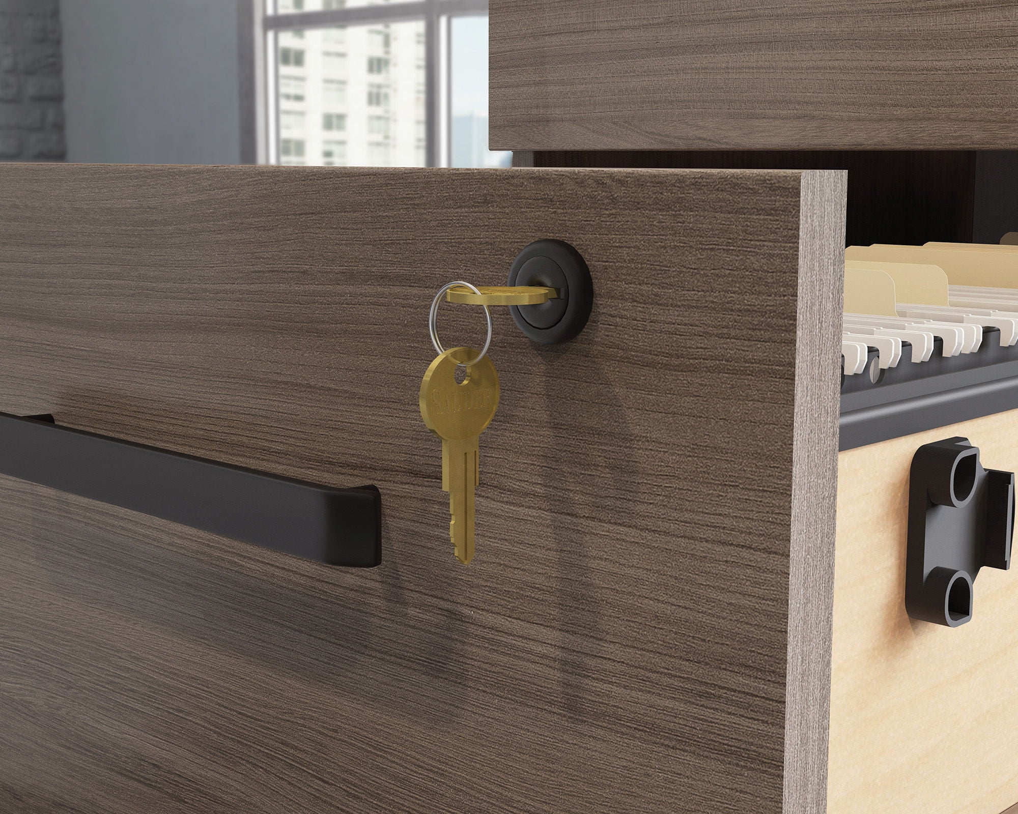 Commercial 2-Drawer Pedestal File Cabinet