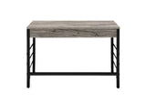 Disho - Desk - Light Weathered Oak & Black Finish