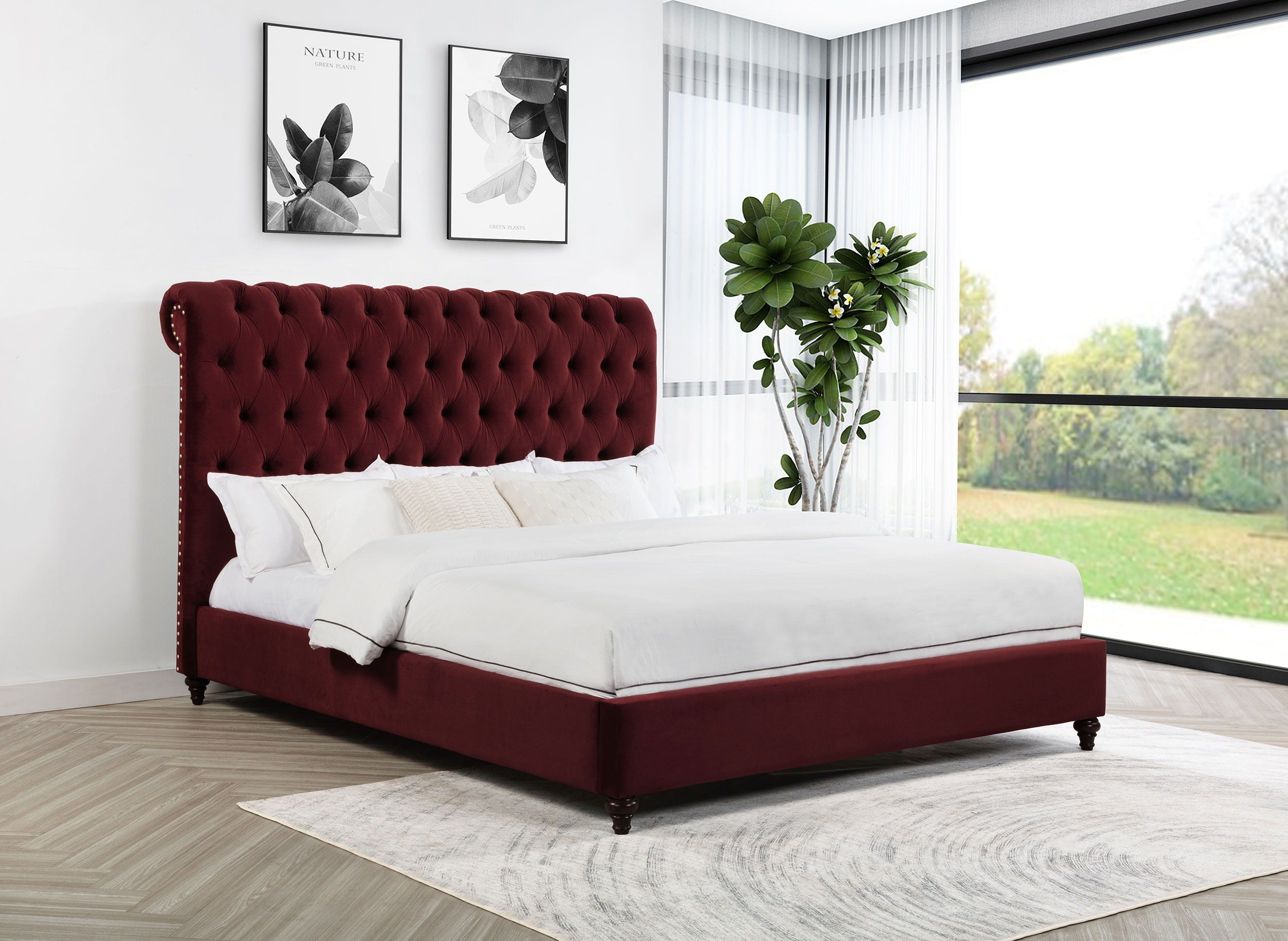 Coaster Fine Furniture Devon - Upholstered Panel Bed | Meri Furniture