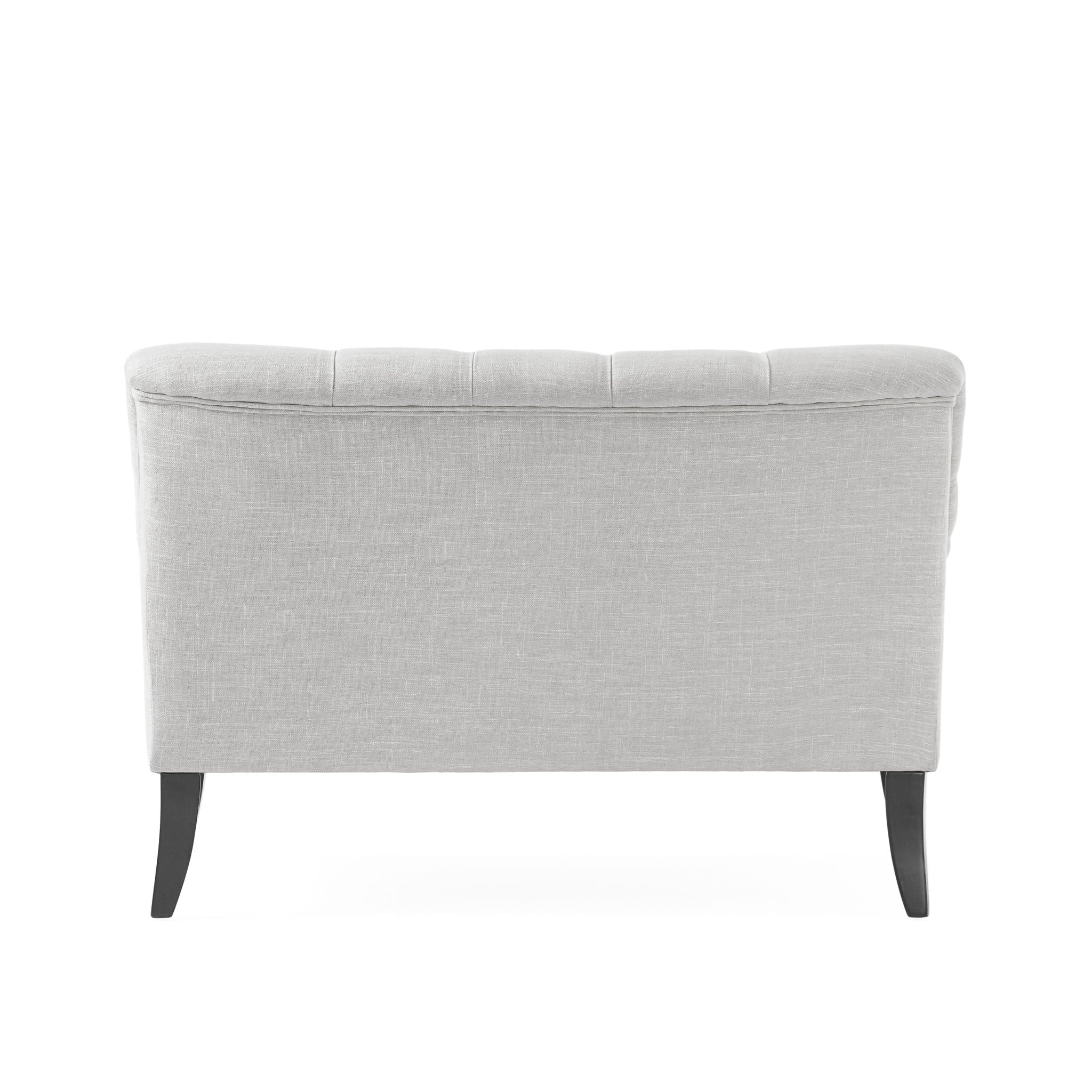 Nicole - French Style Upholstered Loveseat With Tufted Backrest
