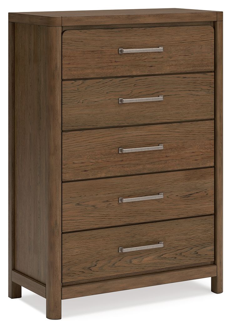 Signature Design by Ashley® Cabalynn - Light Brown - Five Drawer Chest | Meri Furniture