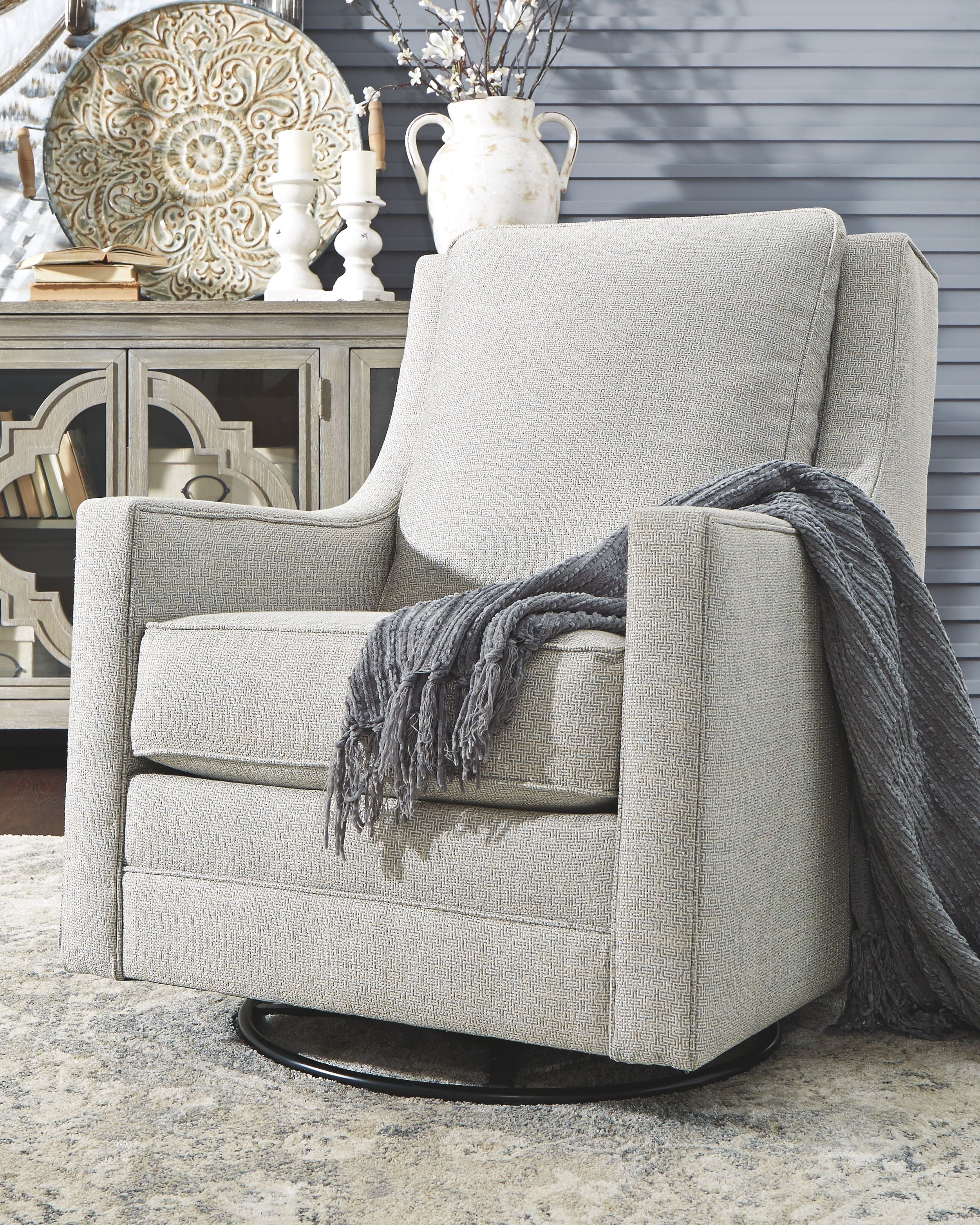 Signature Design by Ashley® Kambria - Swivel Glider Accent Chair | Meri Furniture