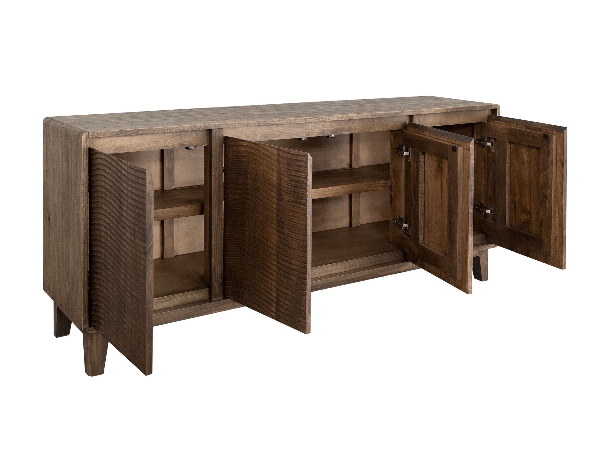 International Furniture Direct Olivia - Console - Brown | Meri Furniture