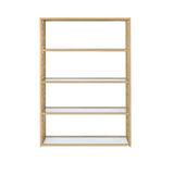 Blanrio - Bookshelf - Gold & Clear Glass