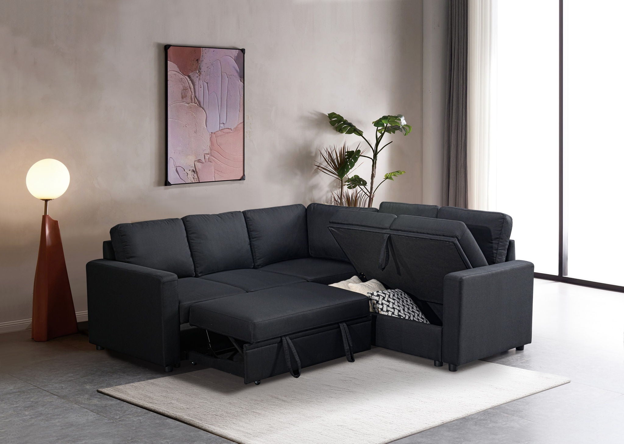 Comfort Design Sectional Sofa Bed
