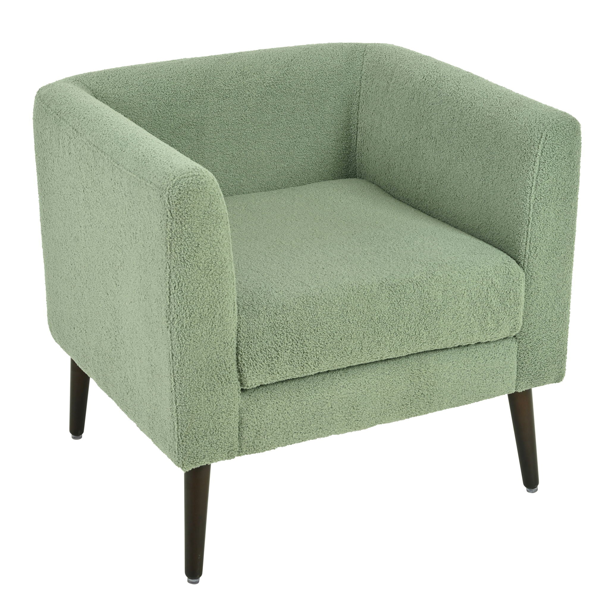 Modern Accent Upholstered Armchair With Pillow