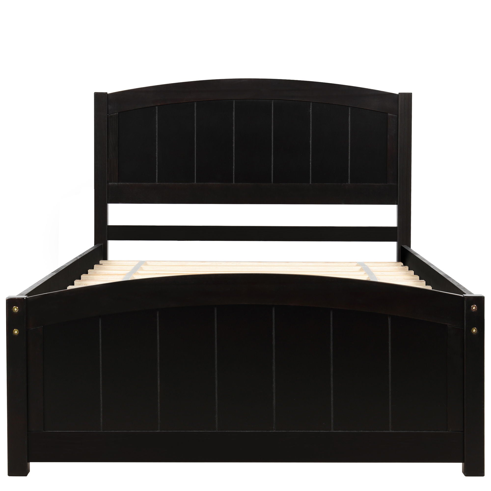 Platform Bed & Headboard, Footboard And Wood Slat Support