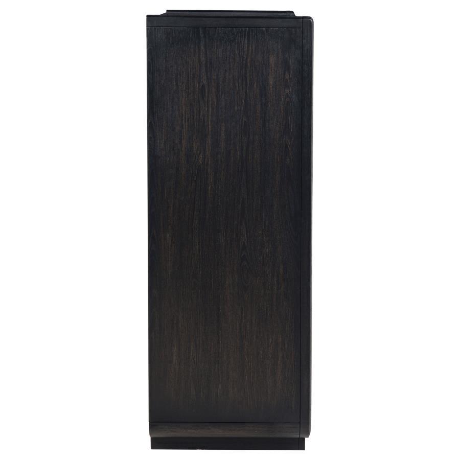 Leandro - 5-Drawer Bedroom Chest Of Drawers - Burnished Black